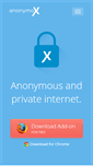 Mobile Screenshot of anonymox.net